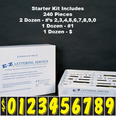 7 1/2 inch Tall Yellow & Black Starter Kit