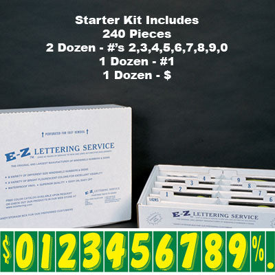 7 1/2 inch Tall Green & Yellow Starter Kit