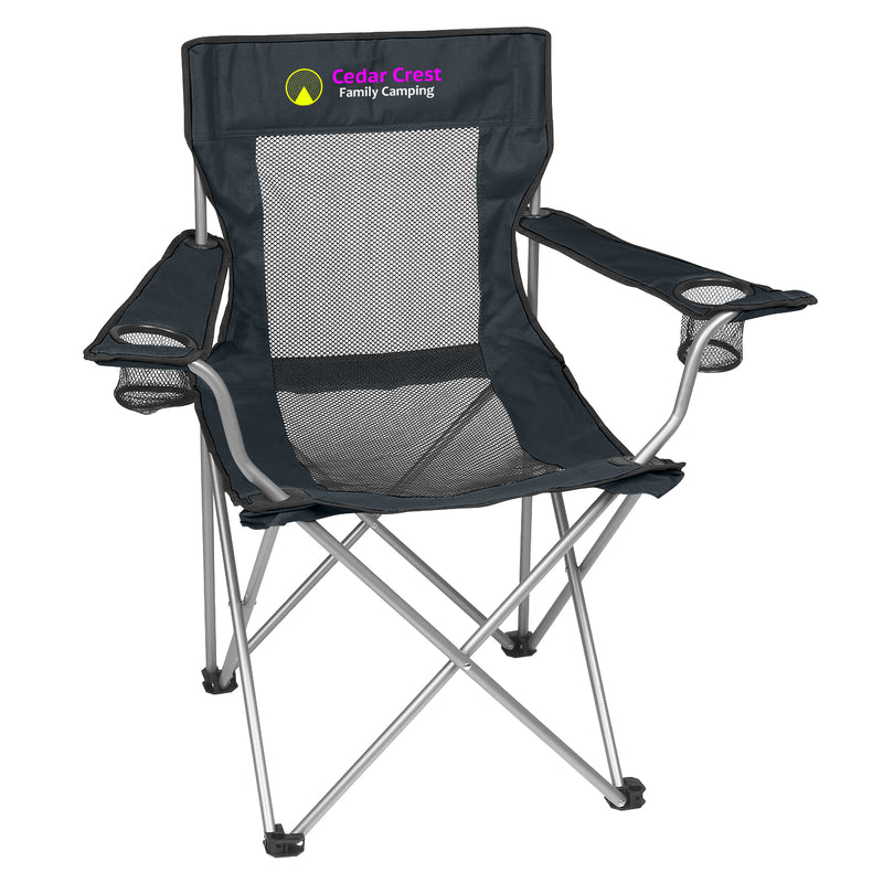 Load image into Gallery viewer, Mesh Folding Chair With Carrying Bag
