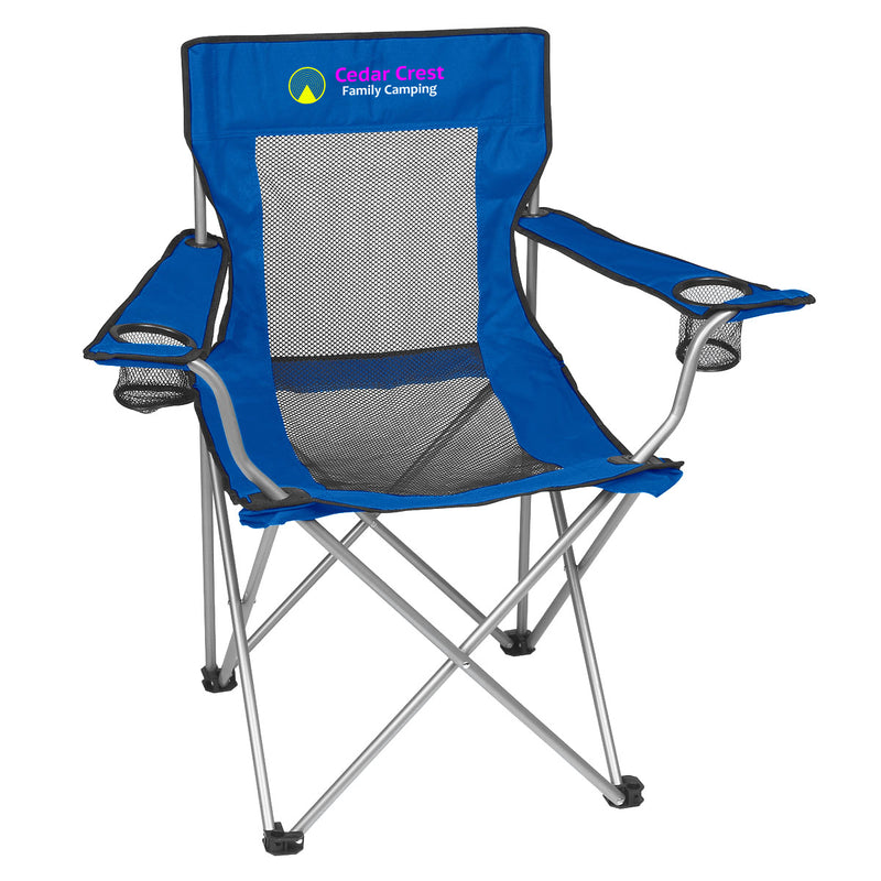 Load image into Gallery viewer, Mesh Folding Chair With Carrying Bag
