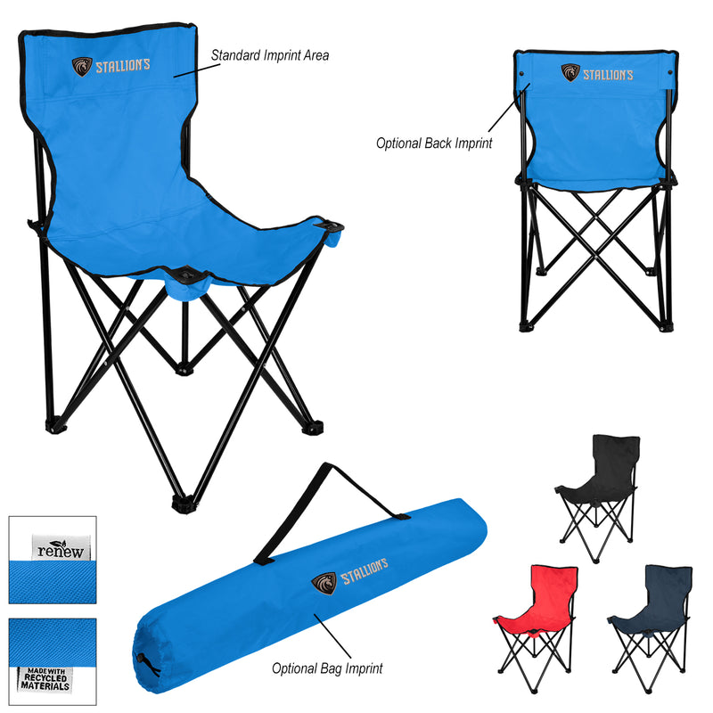 Load image into Gallery viewer, rPET Folding Chair With Carrying Bag
