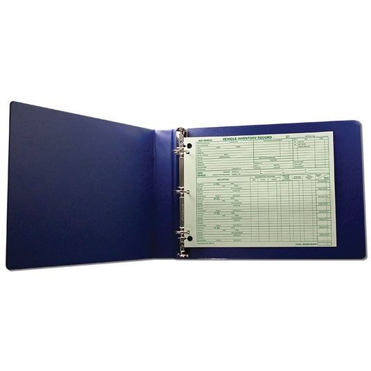 Vehicle Inventory Record Binder - Qty. 1