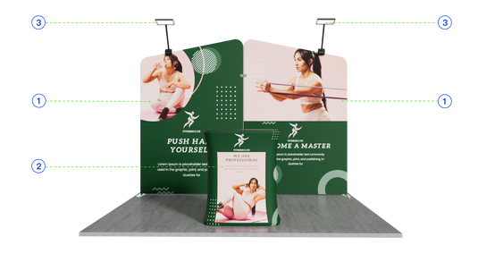 10x10ft  Showroom Display Kit - C2