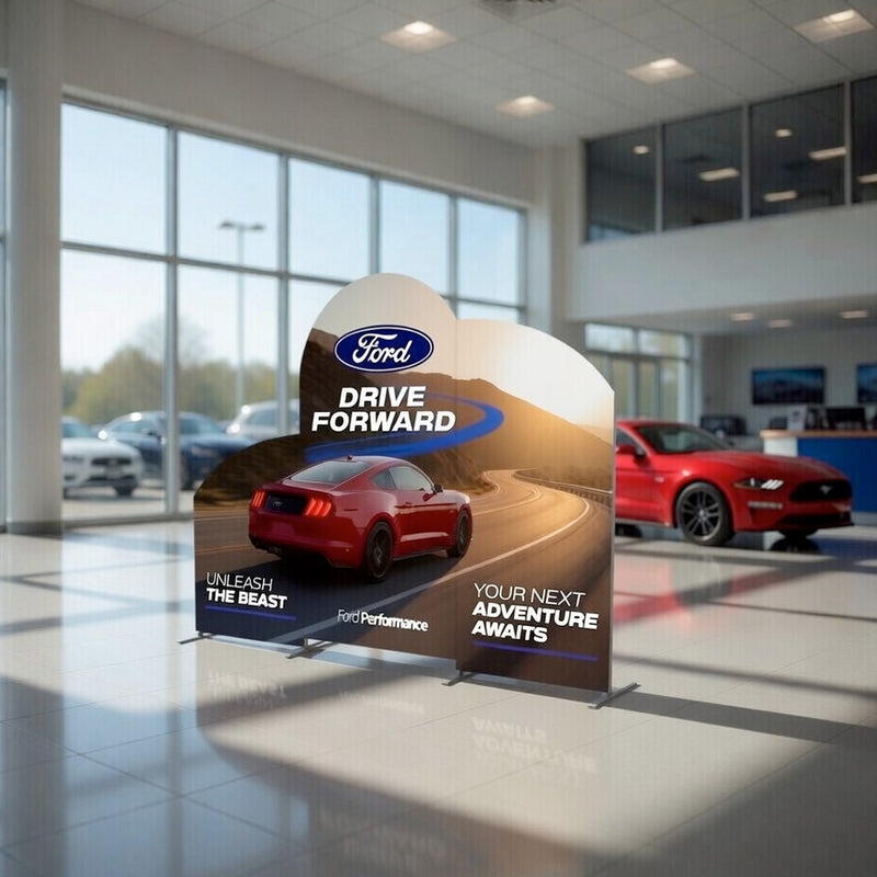 Load image into Gallery viewer, 7 FT Backwall Trio Kit B (Set of 3 Signs )
