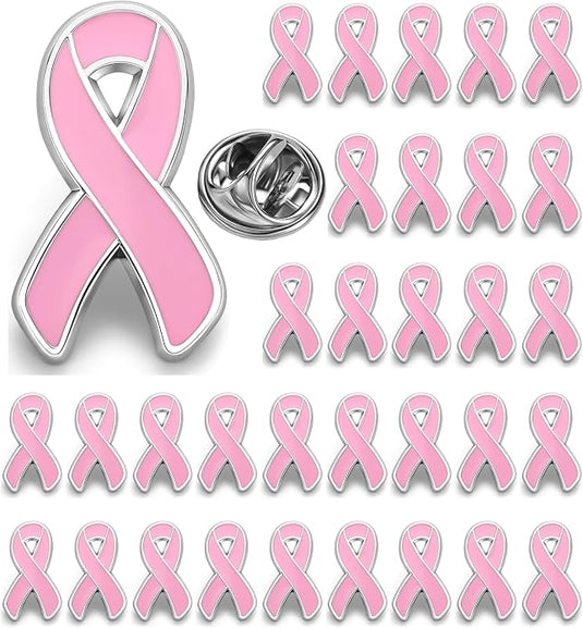 Pink Ribbon Premium Lapel Pin Pack of 50