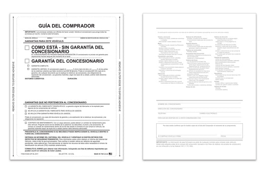 Interior Buyers Guide-BG-2017- As Is-P/A-Spanish-No Lines-Qty. 100