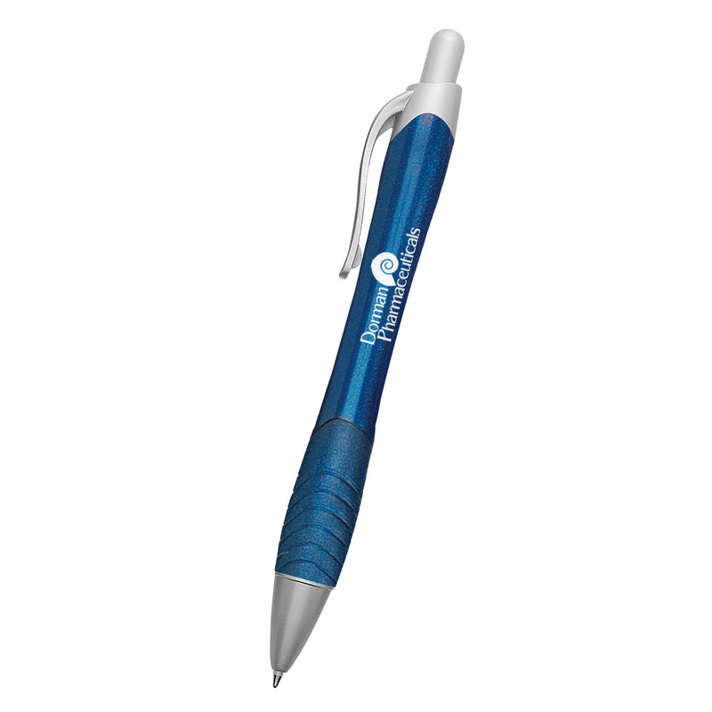 Load image into Gallery viewer, Rio Ballpoint Pen With Contoured Rubber Grip
