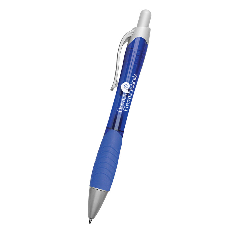 Load image into Gallery viewer, Rio Ballpoint Pen With Contoured Rubber Grip
