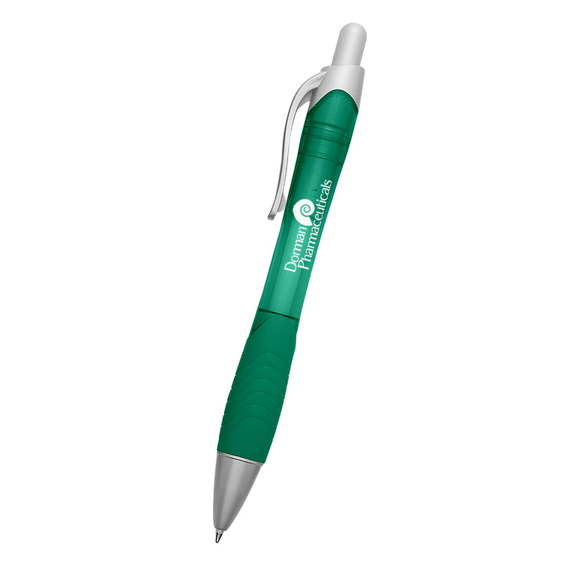Load image into Gallery viewer, Rio Ballpoint Pen With Contoured Rubber Grip
