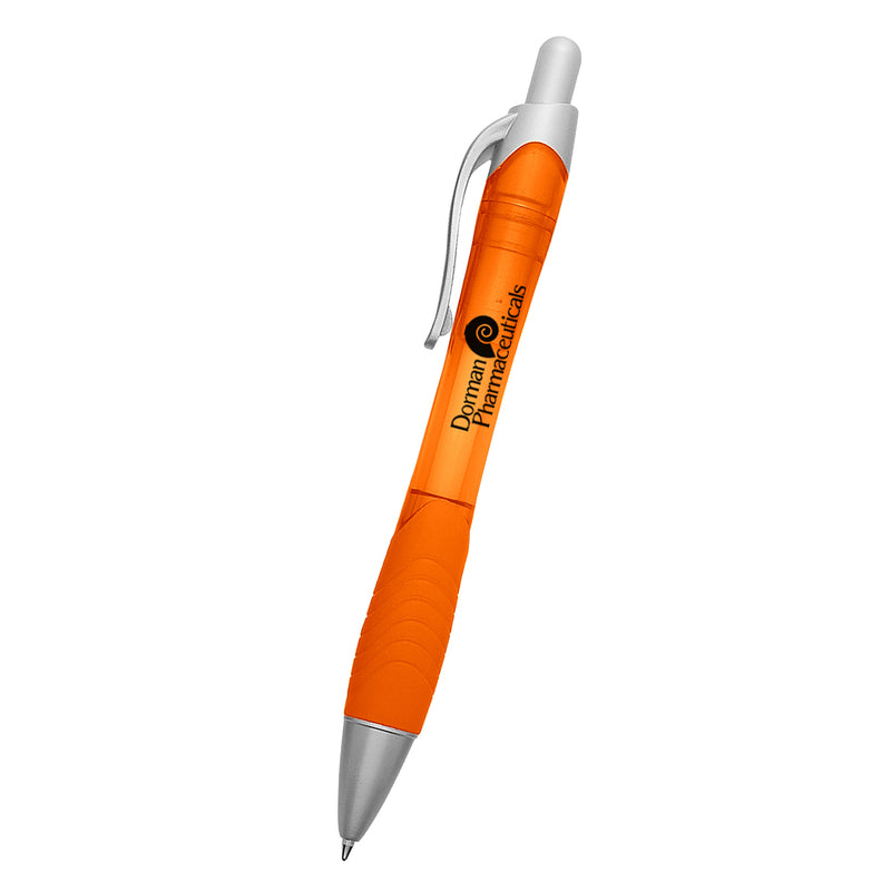 Load image into Gallery viewer, Rio Ballpoint Pen With Contoured Rubber Grip
