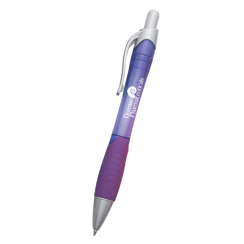 Load image into Gallery viewer, Rio Ballpoint Pen With Contoured Rubber Grip
