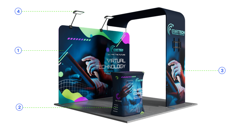 Load image into Gallery viewer, 10x10ft  Showroom Display Kit - A3
