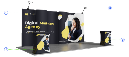 10x20ft Showroom Display Kit - B3