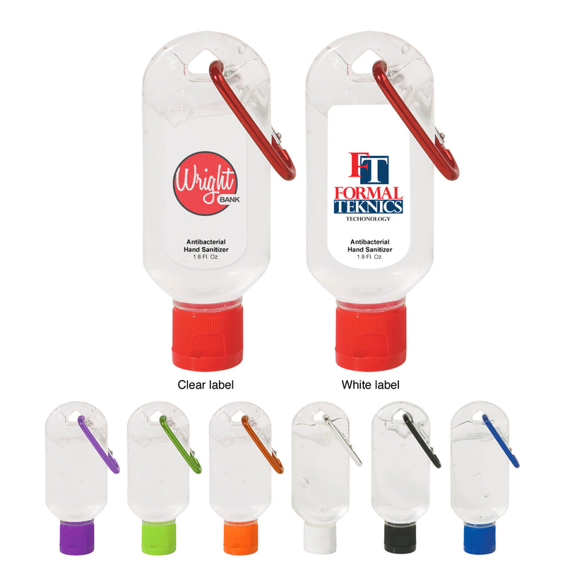 Load image into Gallery viewer, 1.8 Oz. Hand Sanitizer With Carabiner
