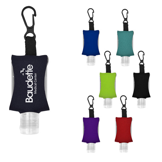 - .5 Oz. Hand Sanitizer With Eva Case And Clip