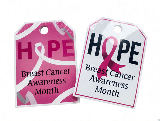 Breast Cancer HOPE Mirror Tags Pack of 50