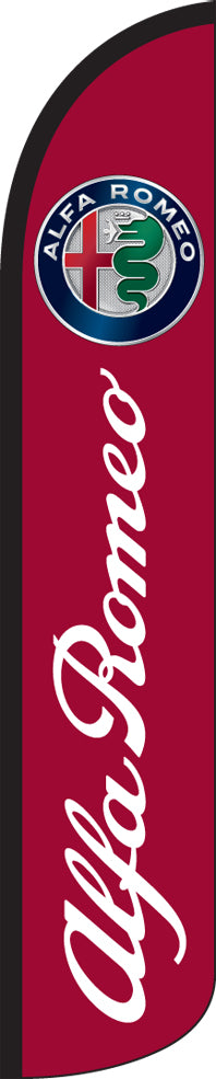 Premium Swooper Flag - Alfa Romeo