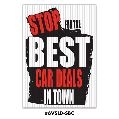 Under the Hood Sign - Best Car Deals in Town