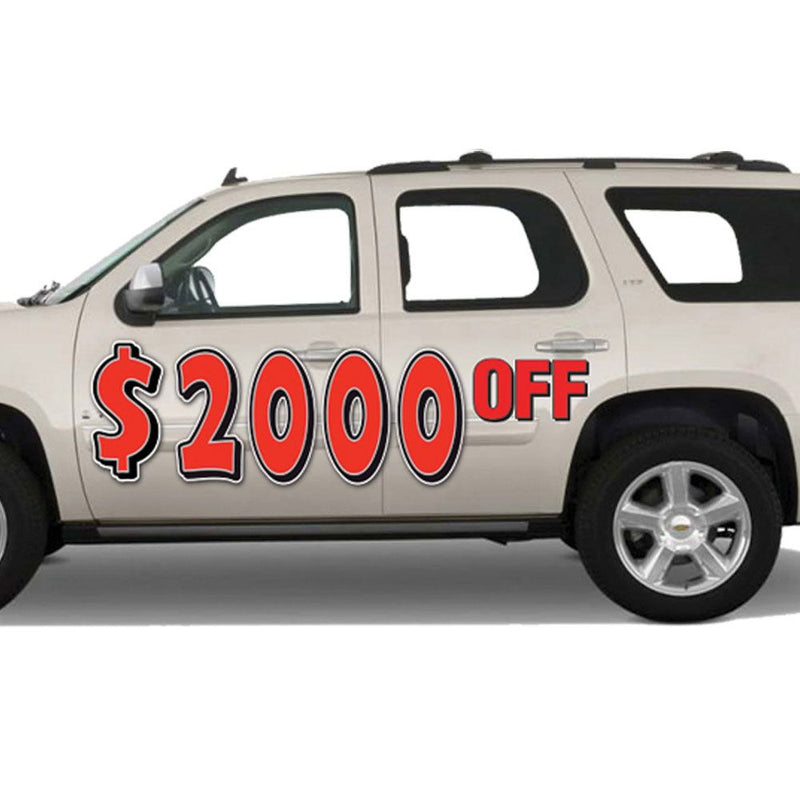 Load image into Gallery viewer, Big Deal Magnetic Digits &amp; Slogans - Red
