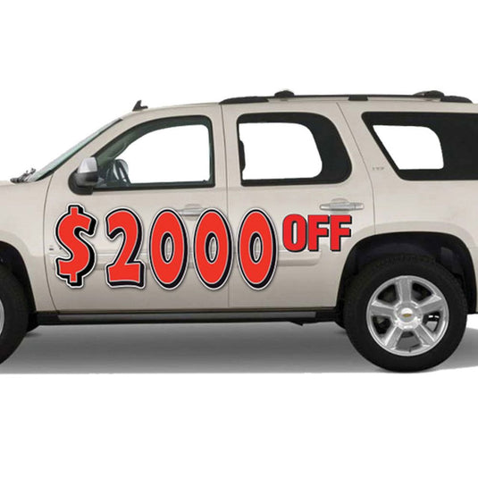 Big Deal Magnetic Digits & Slogans - Red