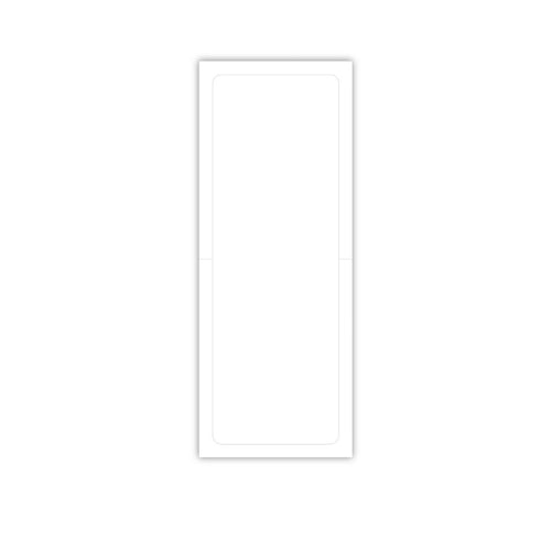 Blank Outdoor Vinyl Laser Forms - Pack of 100  ( 1 up - 4.25