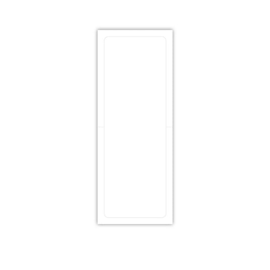 Blank Outdoor Vinyl Laser Forms - Pack of 100  ( 1 up - 4.25