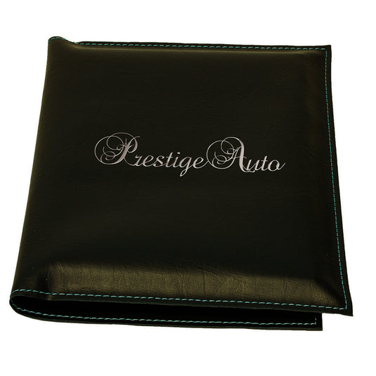 Car warranty holder in synthetic leather