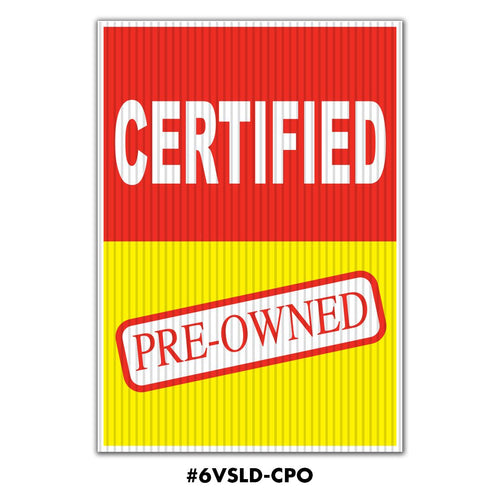 Under the Hood Sign - Certified Pre Owned