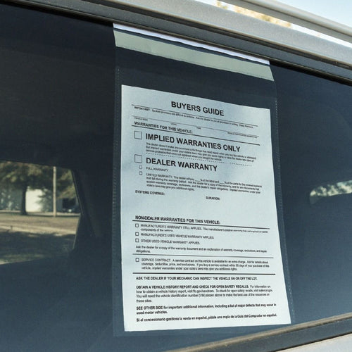 Clip-On Window Form Holder( Pack of 50 )