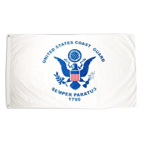 US Coast Guard Flag 3ft x 5ft Heavy Duty Spun Polyester