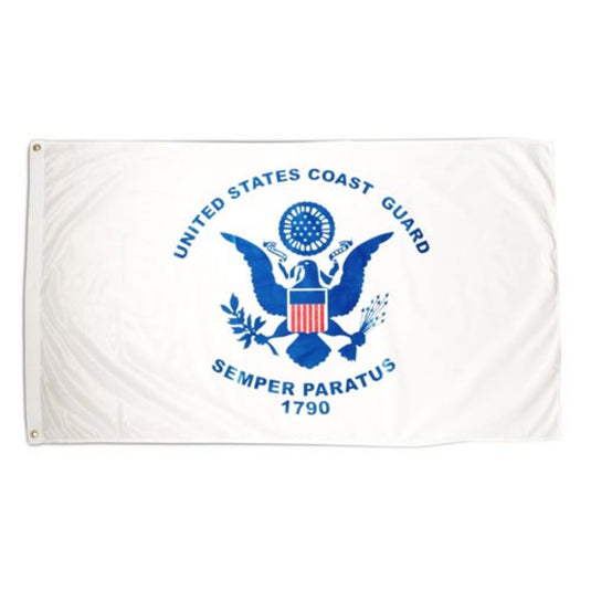 US Coast Guard Flag 3ft x 5ft Heavy Duty Spun Polyester