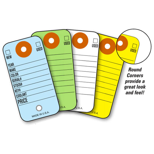 Colored Key Tags ( Box of 500 )