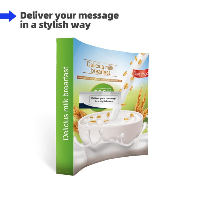 Load image into Gallery viewer, Curved Fabric Popup Displays
