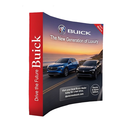 Curved Fabric Popup Displays
