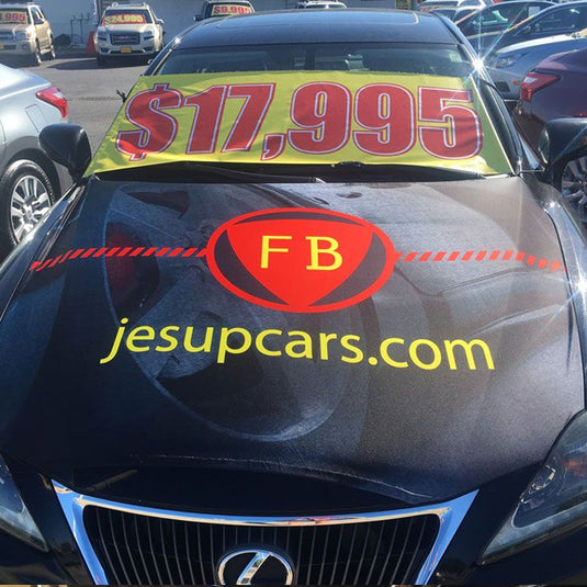 Custom Printed Large Hood Flag