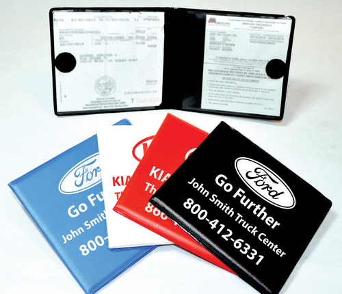 Custom Registration & Insurance Holders