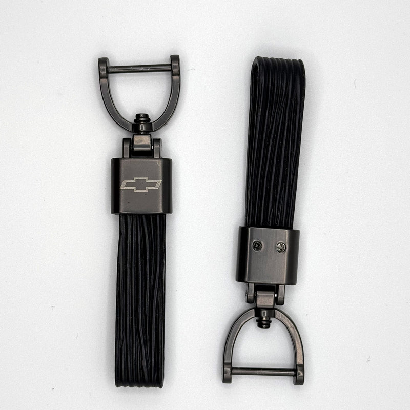 Load image into Gallery viewer, Custom Gun Metal Key Fob
