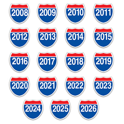 Highway Year  Signs