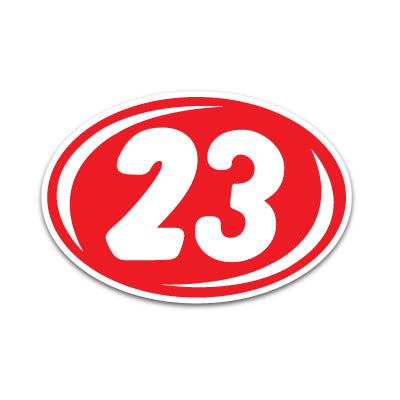 Bold Year Model Signs Neon White & Red