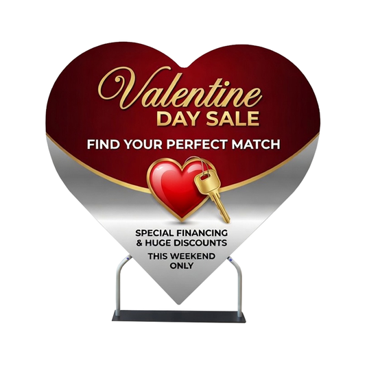 EZ Extend Heart Shaped Backdrop