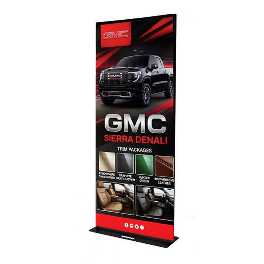 Fabric Banner Stand-Premium (Square Corners)