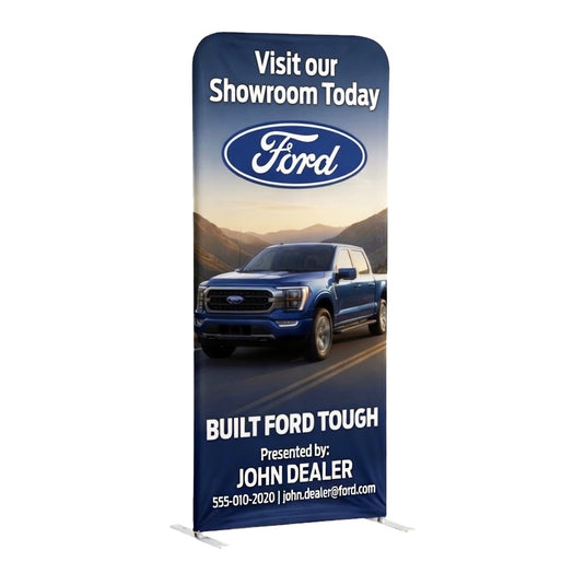 Fabric Banner Stand (Round Corners)
