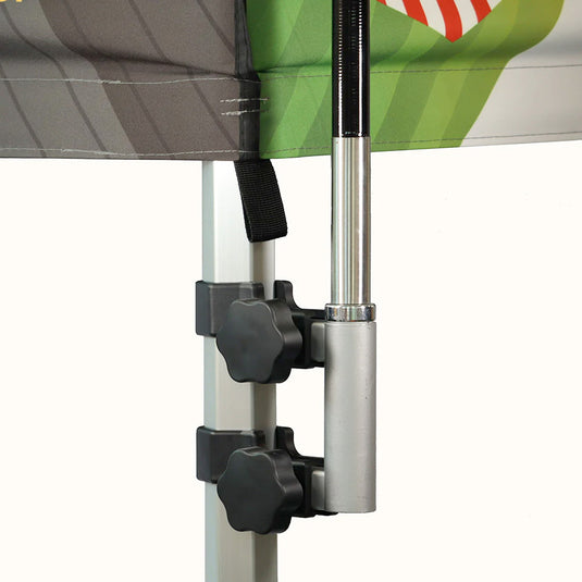 Hex Tent Flag Mount with Spindle