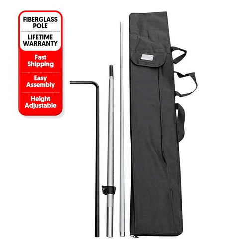 Fiberglass Pole Set- 10 Ft