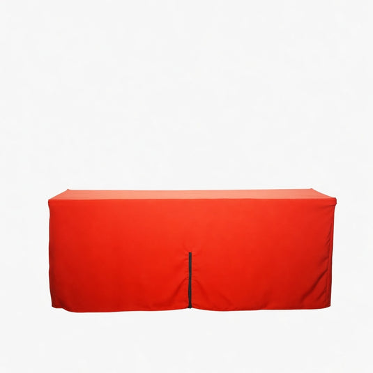 Fitted Table Covers Back with Zipper