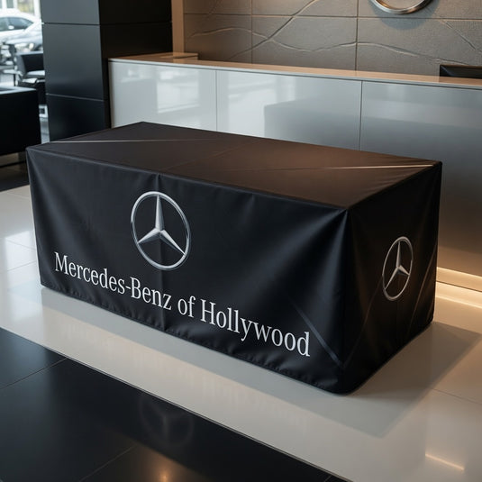 Fitted Table Covers with Open Back
