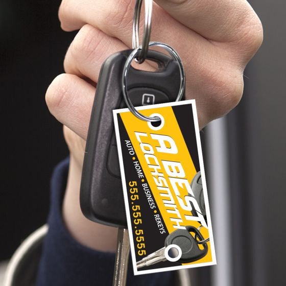 Load image into Gallery viewer, Custom Printed Full Color Key Tags ( Box of 250 )
