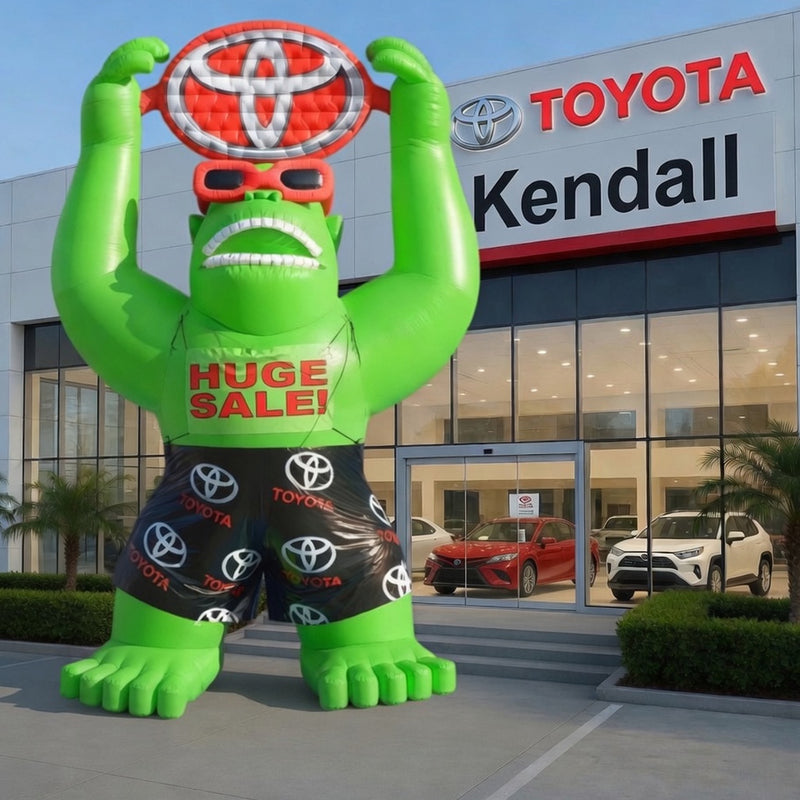 Load image into Gallery viewer, Giant Inflatable Gorilla
