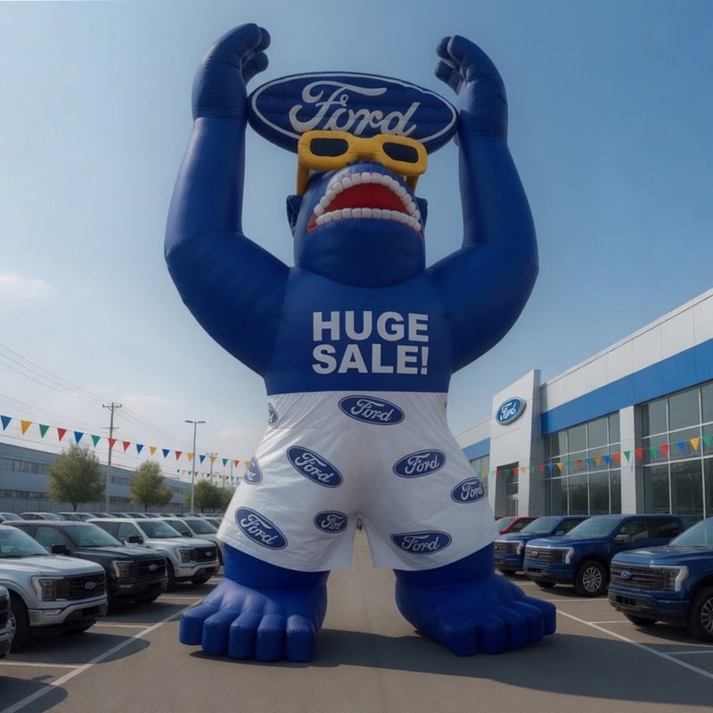 Load image into Gallery viewer, Giant Inflatable Gorilla
