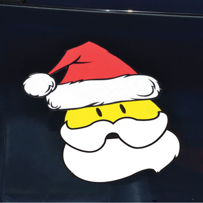 Die-Cut Santa Beard Decal